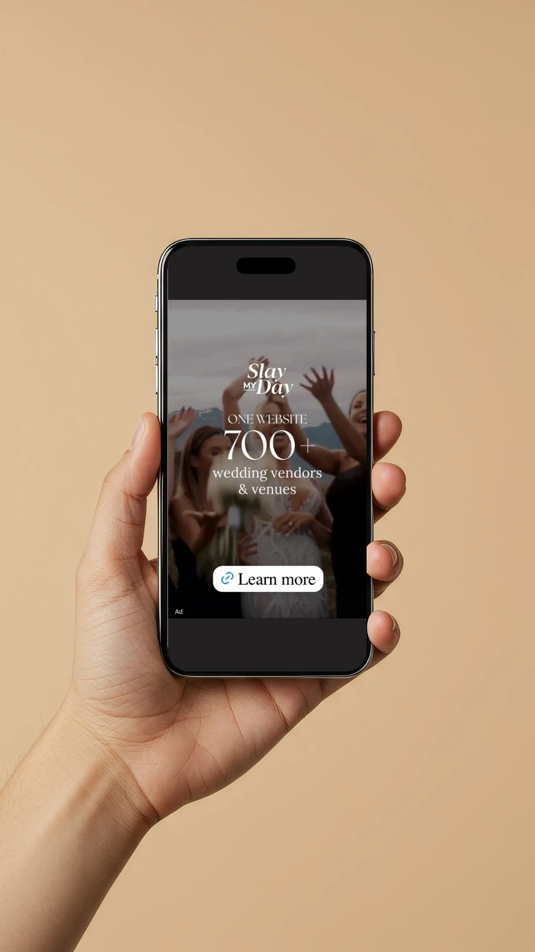 Slay My Day campaign creative displayed on a phone
